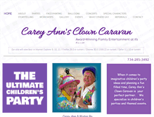 Tablet Screenshot of careyann.com